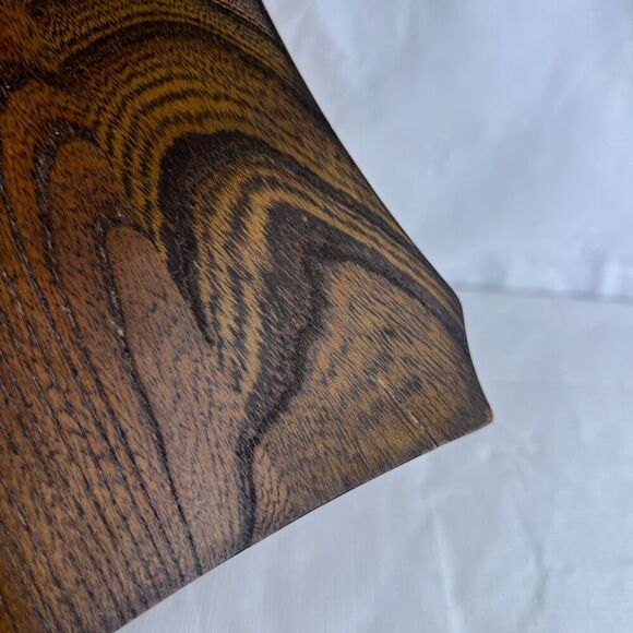 Wooden Trivet Hot Pad or Cheese Tray w/ Decorative Ceramic Tile Insert Square - Picture 5 of 13